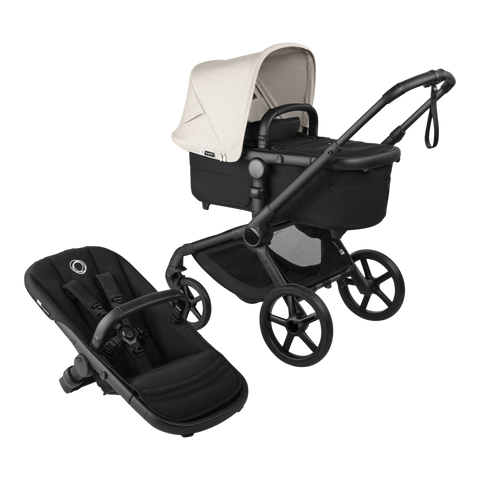 Buy misty-white-and-heritage-black-with-black-frame Bugaboo Fox 5 Renew 2-in-1 Stroller