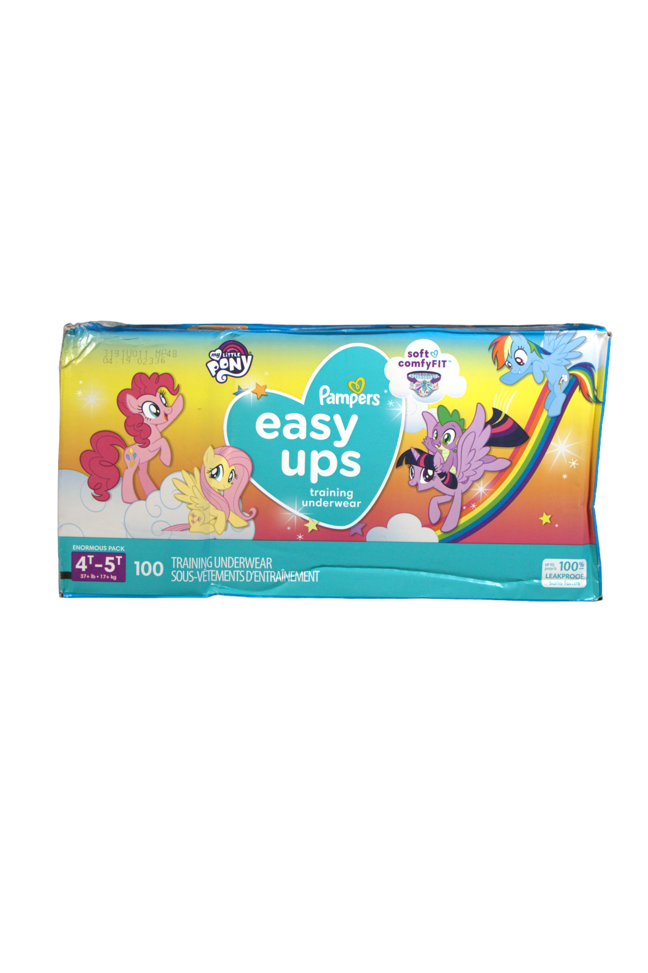 Pampers Easy Ups Training Pants - My Little Pony - Size 4T-5T -100