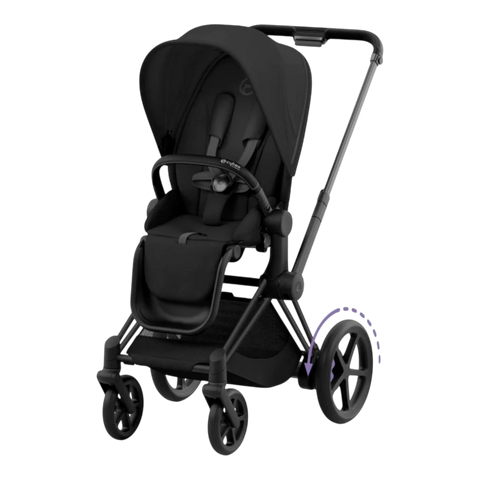 Buy sepia-black-with-matte-black-frame Cybex e-Priam 2