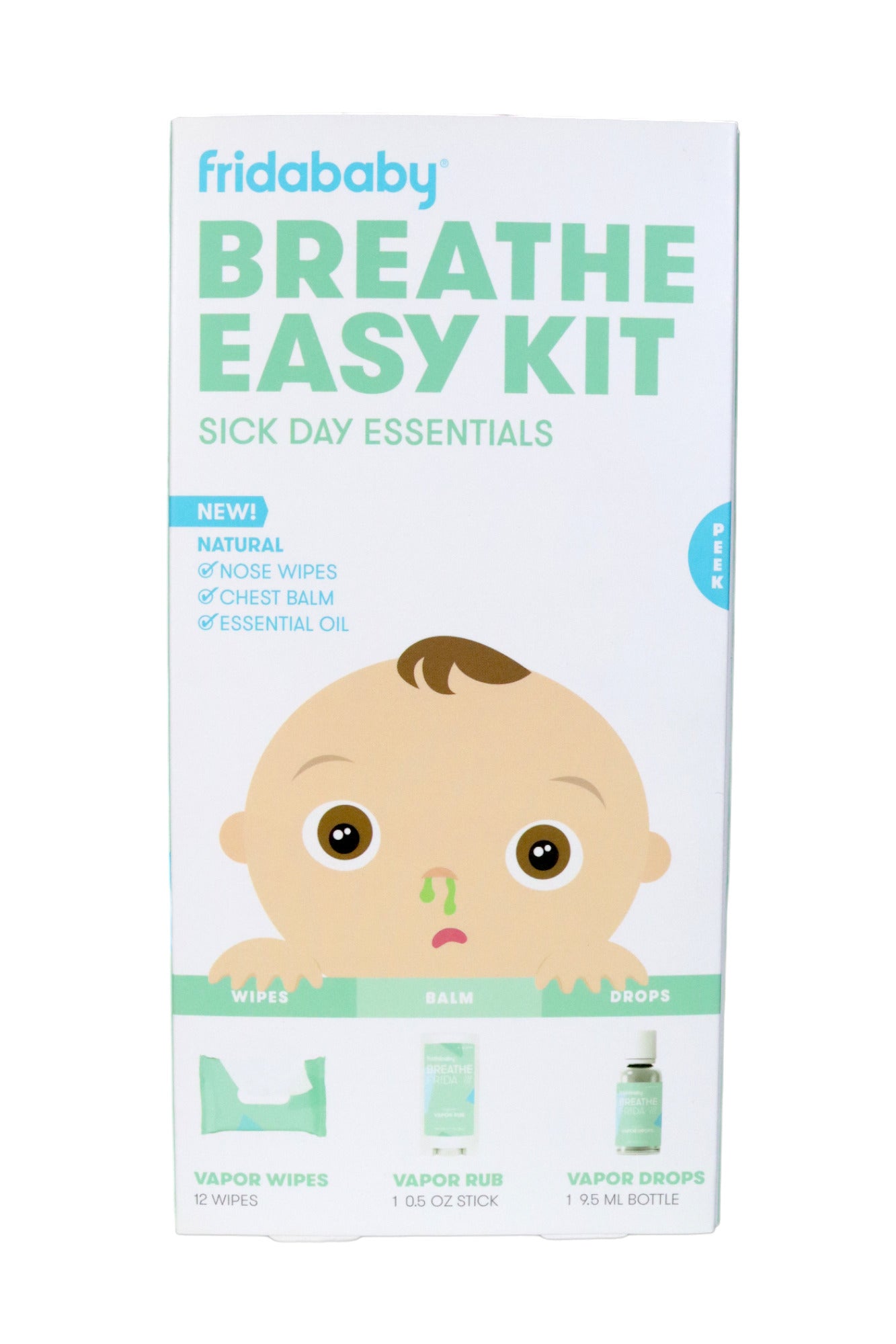 BreatheFrida the BoogerWiper Nose + Chest Wipes – Frida