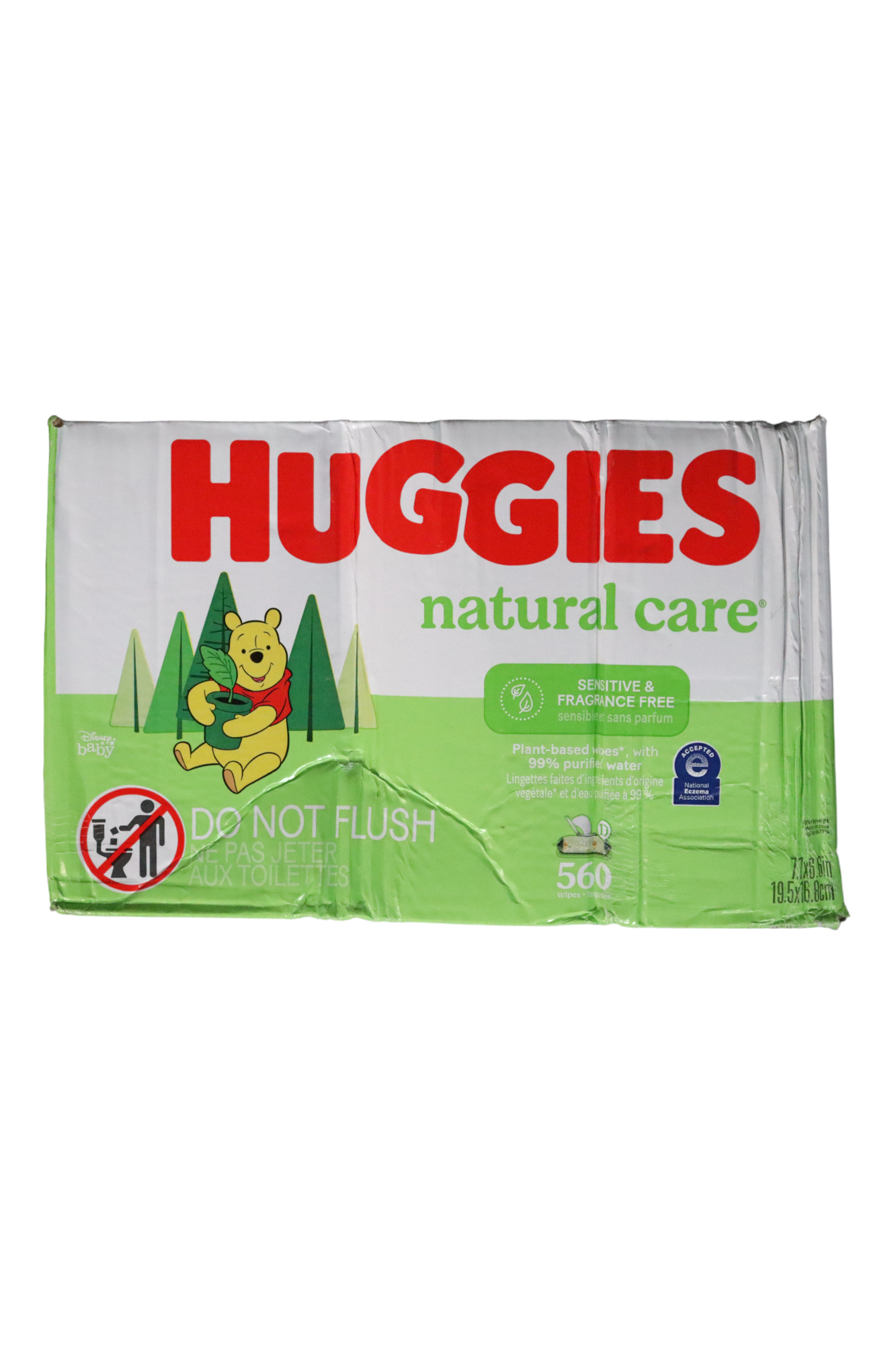 Huggies Natural Care Sensitive Baby Wipes, Unscented, 10 Pack, 560