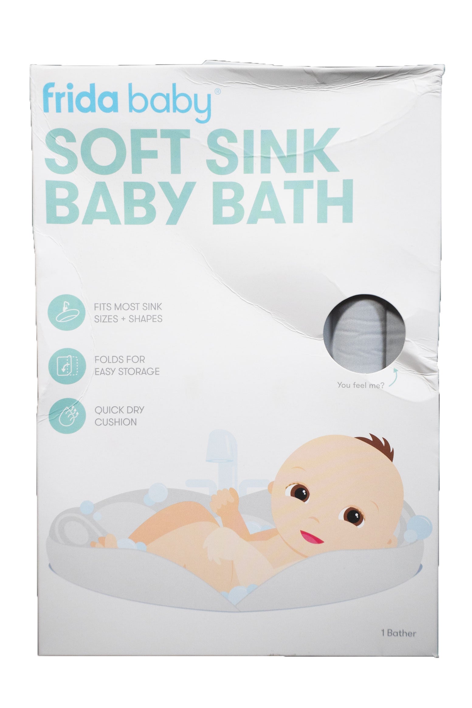 Frida Baby Soft Sink Baby Bath Tub with Head Support for Newborn