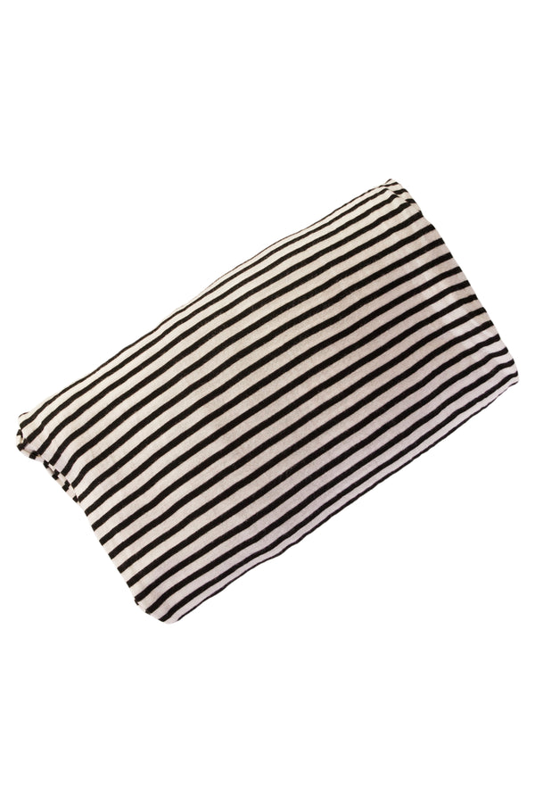 Solly Baby Wrap - Black & Natural Stripe - 1