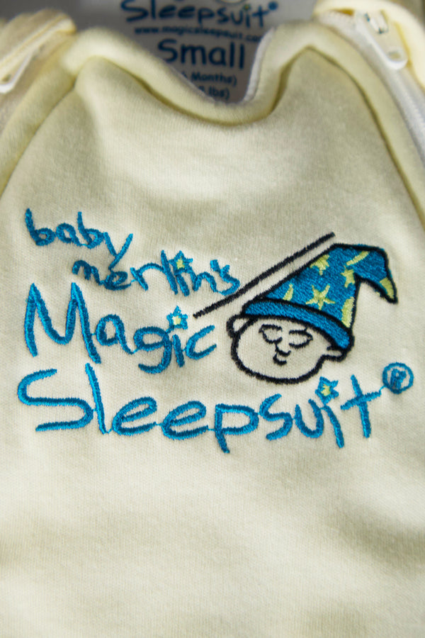 Baby Merlin Cotton Magic Sleepsuit Wearable Blanket - Yellow - Small - Gently Used - 2
