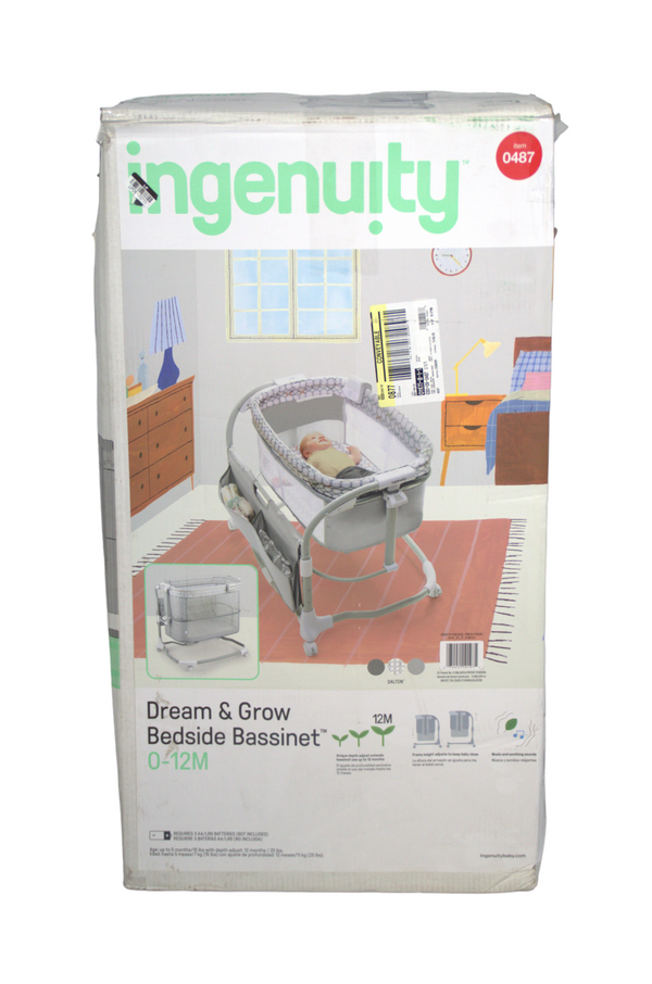 Ingenuity Dream & Grow Bedside Bassinet - Dalton - 12 months - Open Box - 3