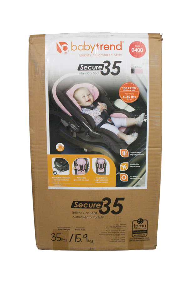 Baby Trend Secure 35 Infant Car Seat - Wild Rose - 3