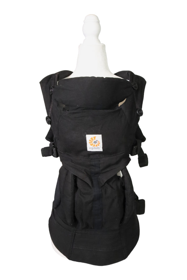 Ergobaby Omni 360 Carrier - Cotton - Pure Black - Well Loved - 1