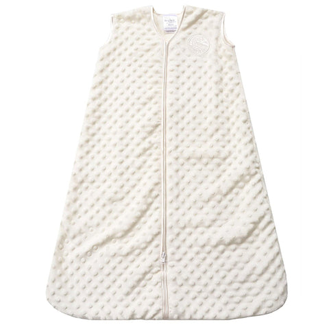 Halo Sleepsack Wearable Blanket - Cream Plush Dots - Large - Well Loved