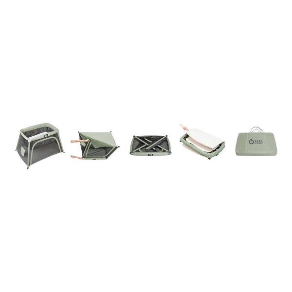 Babymoov Moov and Comfy 3-in-1 Travel Crib and Playard - 4