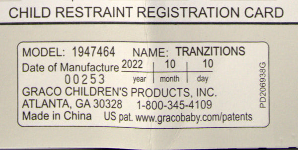 Graco Tranzitions 3-in-1 Harness Booster Car Seat - Proof - 2022 - Open Box - 4