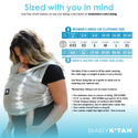 Baby K'tan Organic Baby Carrier - Organic Natural - XS - 10