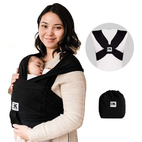 Baby K'tan Original Baby Carrier - Black - XS