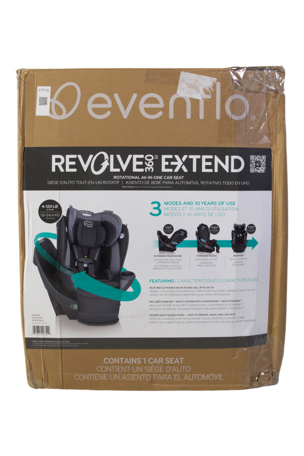 Evenflo Revolve360 Extend All-in-One Rotational Car Seat  - Revere Grey - 3