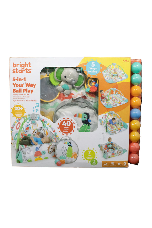 Bright Starts 5-in-1 Your Way Ball Play Activity Gym & Ball Pit - Totally Tropical - 2