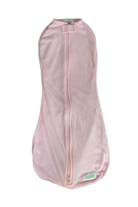 Woombie True Air Swaddle - Bashful Pink - 3 to 6 Months - Gently Used