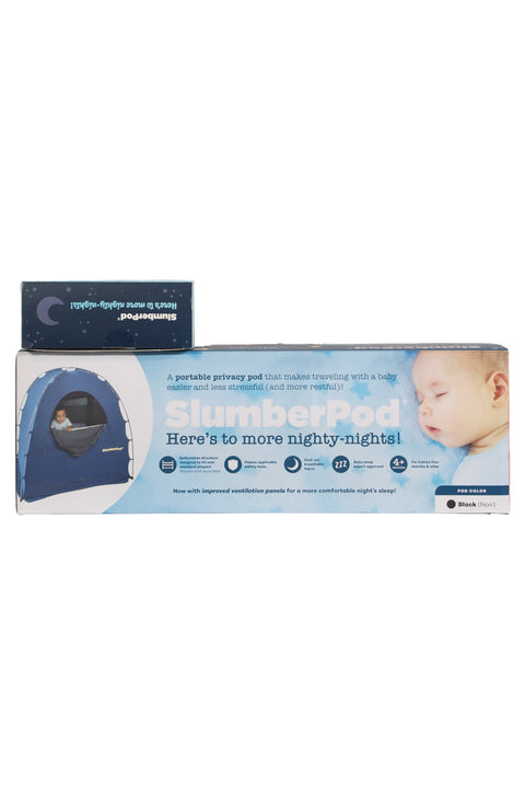 SlumberPod Portable Sleep Pod with Fan 2.0 - Black/Grey - Gently Used