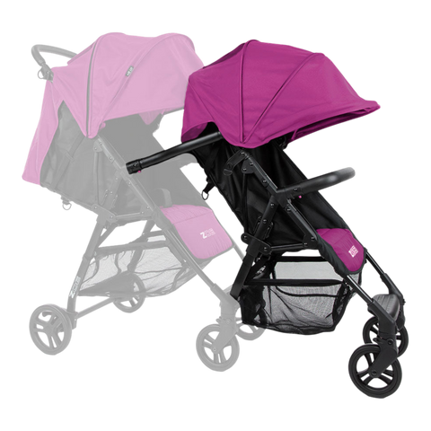 Buy eloise-plum-with-old-logo Zoe The Tandemᵛ¹ Add-On Seat