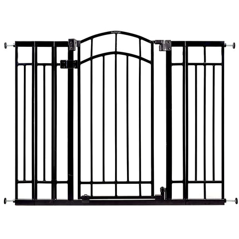 Summer Infant Multi-Use Decorative Extra Tall Walk-Thru Baby Gate - Black