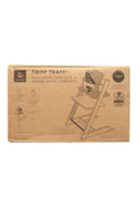 Stokke Tripp Trapp High Chair with Cushion and Tray - White/Nordic Blue - 2