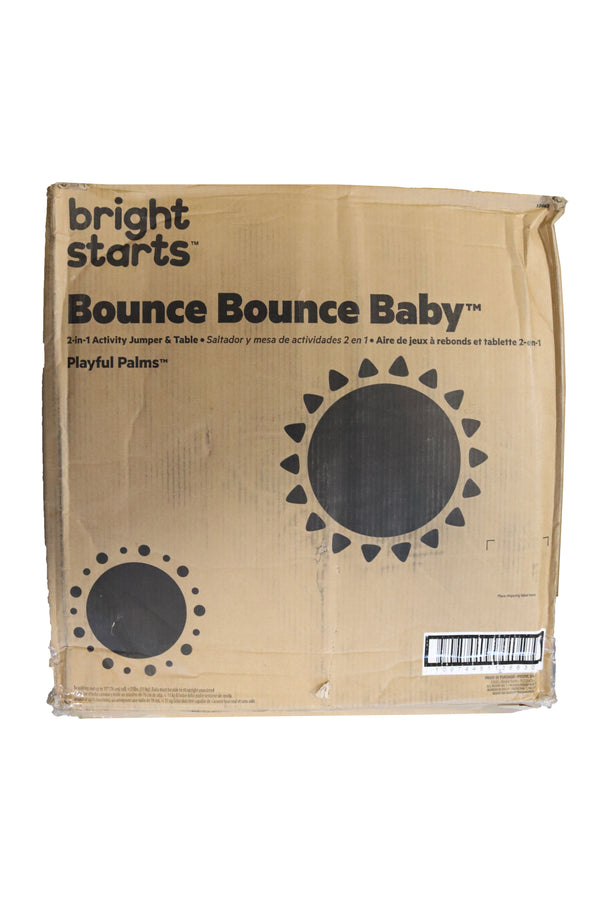 Bright Starts Bounce Bounce Baby 2-in-1 Activity Jumper & Table - Playful Palms - 3
