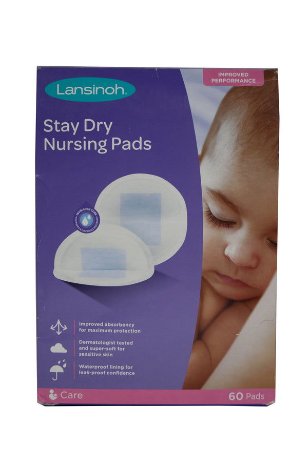 Lansinoh Stay Dry Disposable Nursing Pads - Original - 60 Ct - 6
