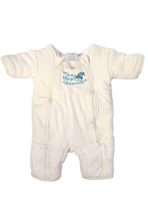 Baby Merlin Cotton Magic Sleepsuit Wearable Blanket - Cream - Small