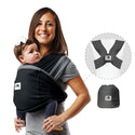 Baby K'tan Active Oasis Baby Carrier - Black/Grey - XS - 9