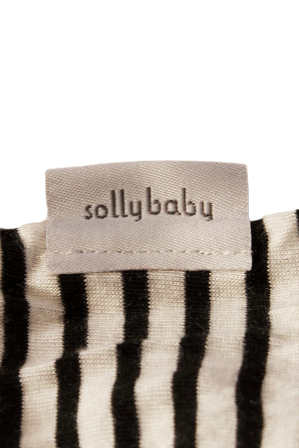 Solly Baby Wrap - Black & Natural Stripe - 2