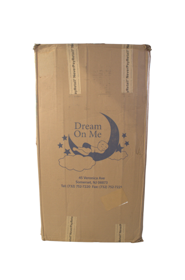 Dream On Me Twilight 5 inch 88 Coil Inner Spring Crib And Toddler Mattress - Beige Cloud - 5