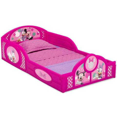 Delta Children Plastic Sleep and Play Toddler Bed - Minnie and Friends