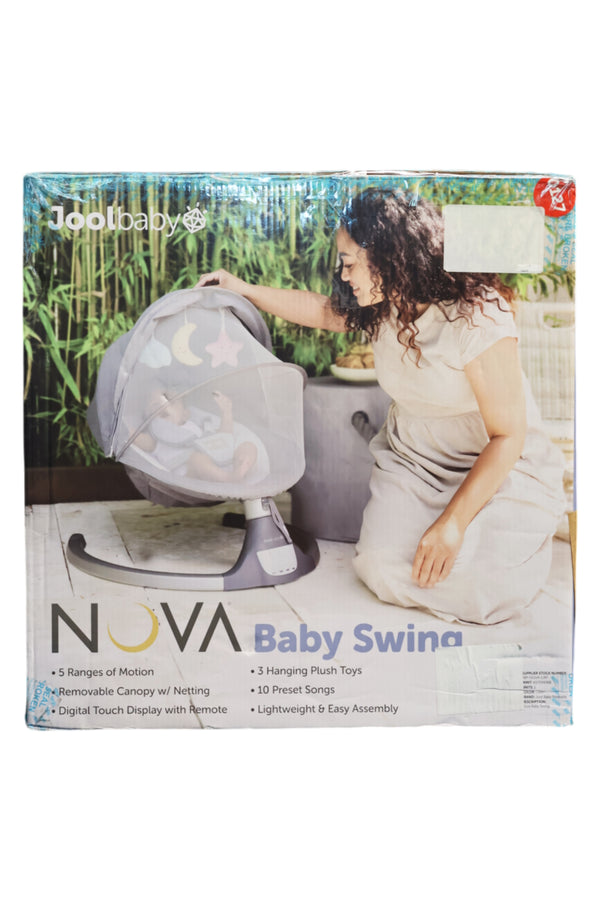 Jool Baby Nova Baby Swing - 2024 Model - Grey - 2