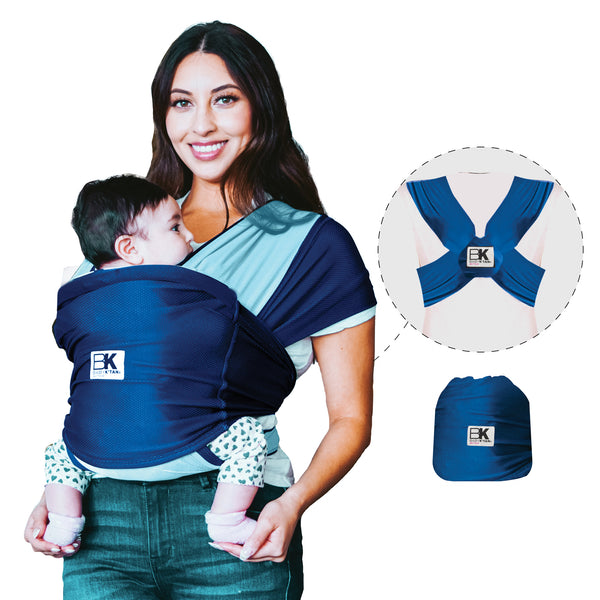 Baby K'tan Active Oasis Baby Carrier - Blue/Turquoise - L - 17