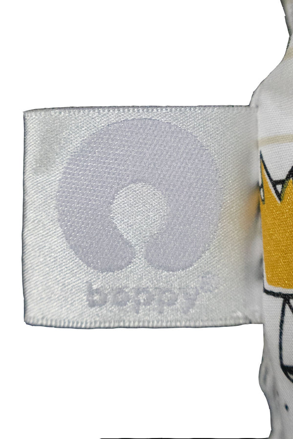 Boppy Original Support Nursing Pillow -  Notebook Black & Gold - Gently Used - 4