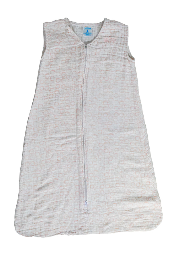 Halo Sleepsack Wearable Blanket - Pink Open Circles - X-Large - Gently Used - 1