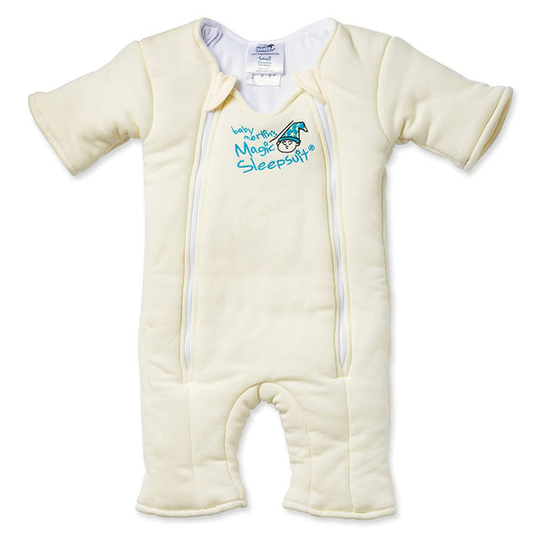 Baby Merlin Cotton Magic Sleepsuit Wearable Blanket - Cream - Small - Open Box - 1