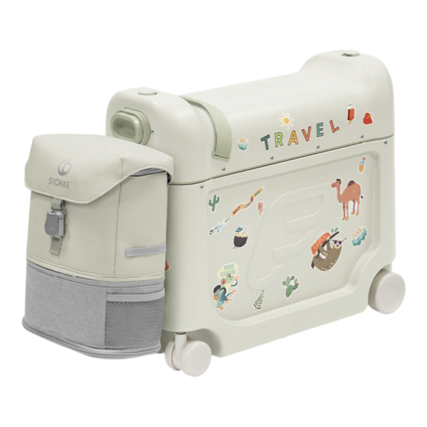 Stokke JetKids BedBox and Crew BackPack Travel Bundle