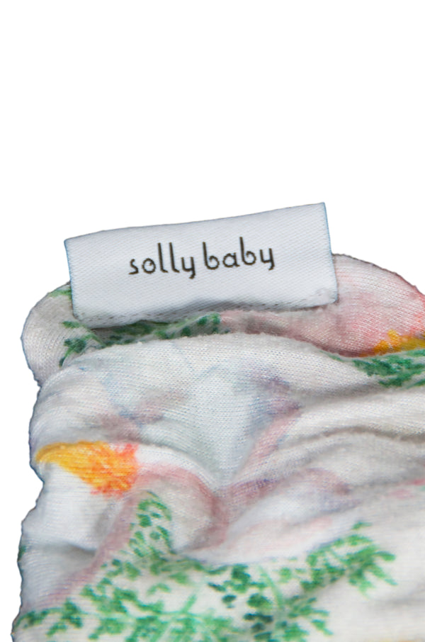 Solly Baby Wrap - Celeste Clark Flora - Petite - Well Loved - 3