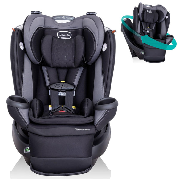 Evenflo Revolve360 Extend All-in-One Rotational Car Seat  - Revere Grey - 1