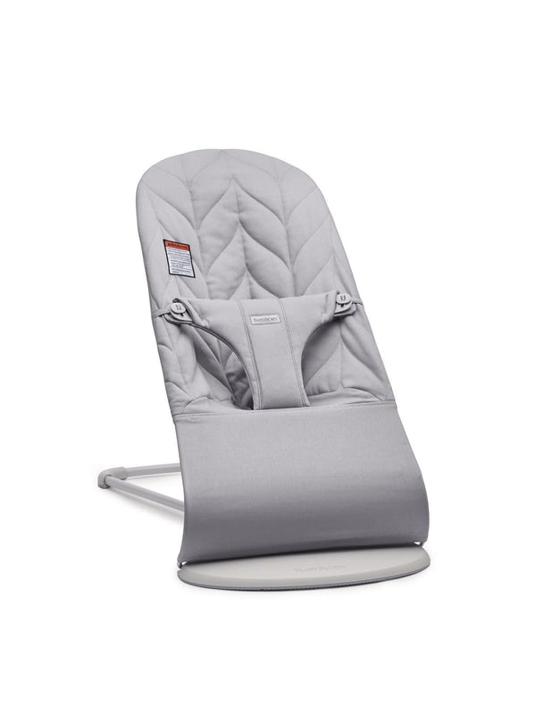 Babybjorn Bouncer Bliss - Woven/Petal Quilt - Light Gray - 1