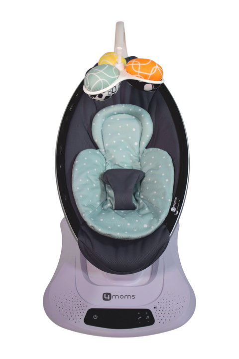 4Moms mamaRoo4 Classic Multi-Motion Baby Swing with Strap Fastener - Dark grey cool mesh - Gently Used