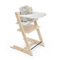 Stokke Tripp Trapp High Chair with Cushion and Tray - Natural/Nordic Grey - 1