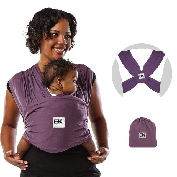 Baby K'tan Original Baby Carrier - Eggplant - XS - 1