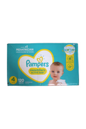 Pampers Swaddlers - Size 4 - 120 Count - Open Box - 1