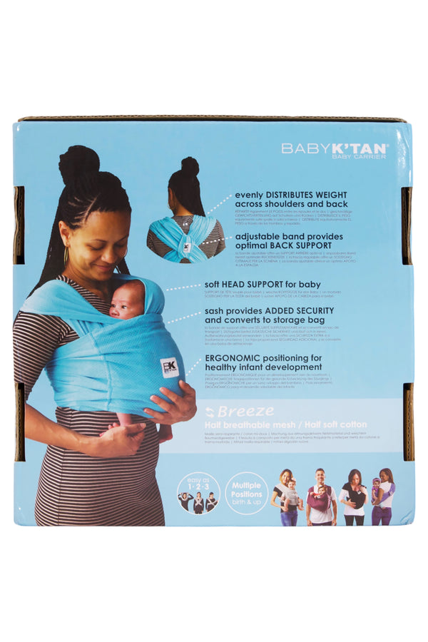 Baby K'tan Breeze Baby Carrier - Black - XS - 4