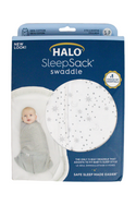 Halo SleepSack Swaddle - Midnight Moons Gray - Small - Open Box - 2