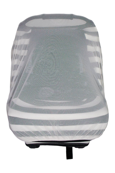 AMAZLINEN Car Seat Cover - Black and White Stripes