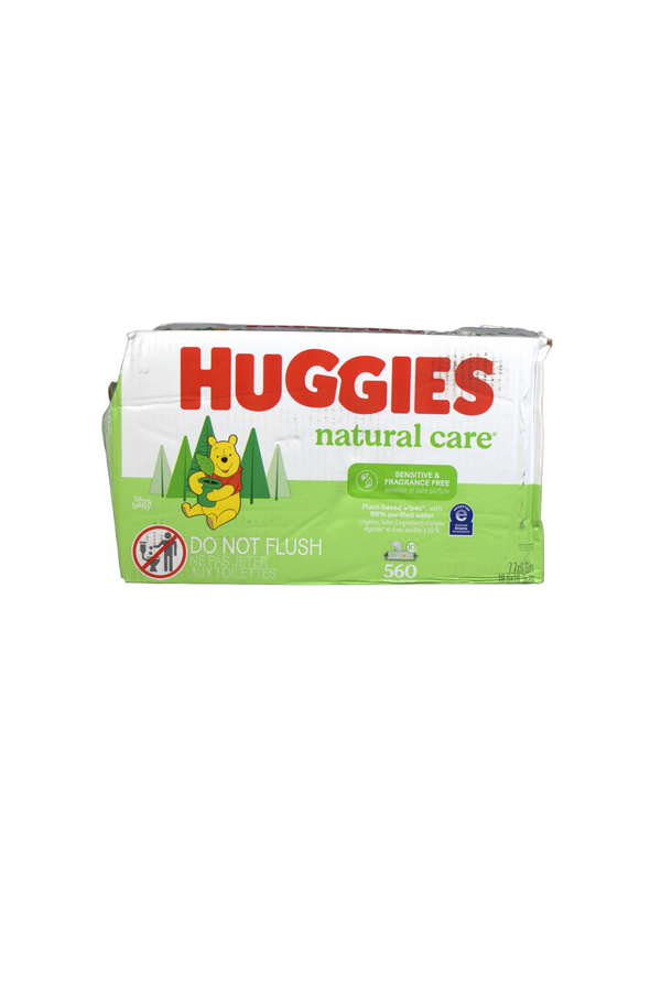 Huggies Natural Care Sensitive Baby Wipes - 560 Count - Factory Sealed - 1