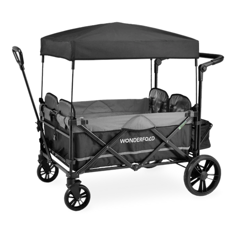 Wonderfold X4 Push and Pull Quad Stroller Wagon