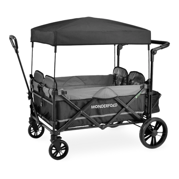 Wonderfold X4 Push and Pull Quad Stroller Wagon - 1