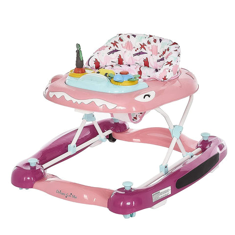 Dream On Me 2-in-1 Convertible Baby Steps Baby Walker - Pink